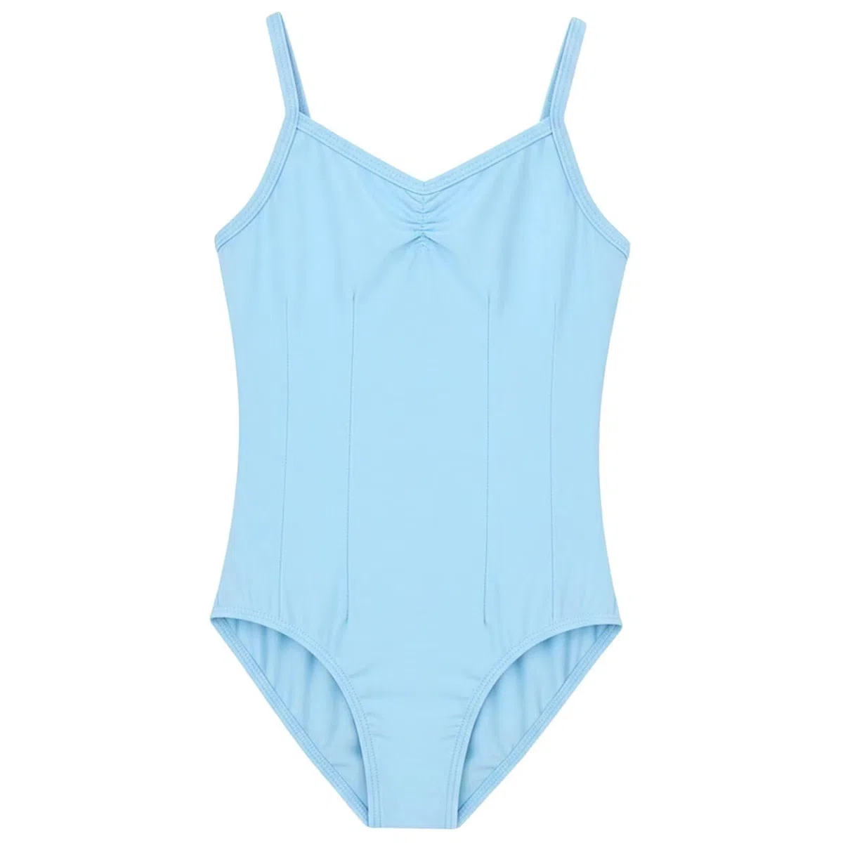 Maillot Ballet Niñas, Camisola de Corte Alto, Maillot Danza Leotardos Gimnasia, Forro Completo, Espalda en V
