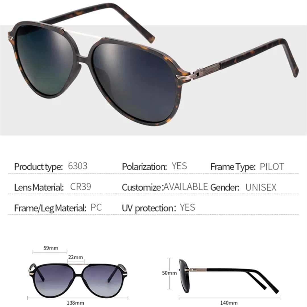 Gafas de sol polarizadas para hombre y mujer con protección UV400