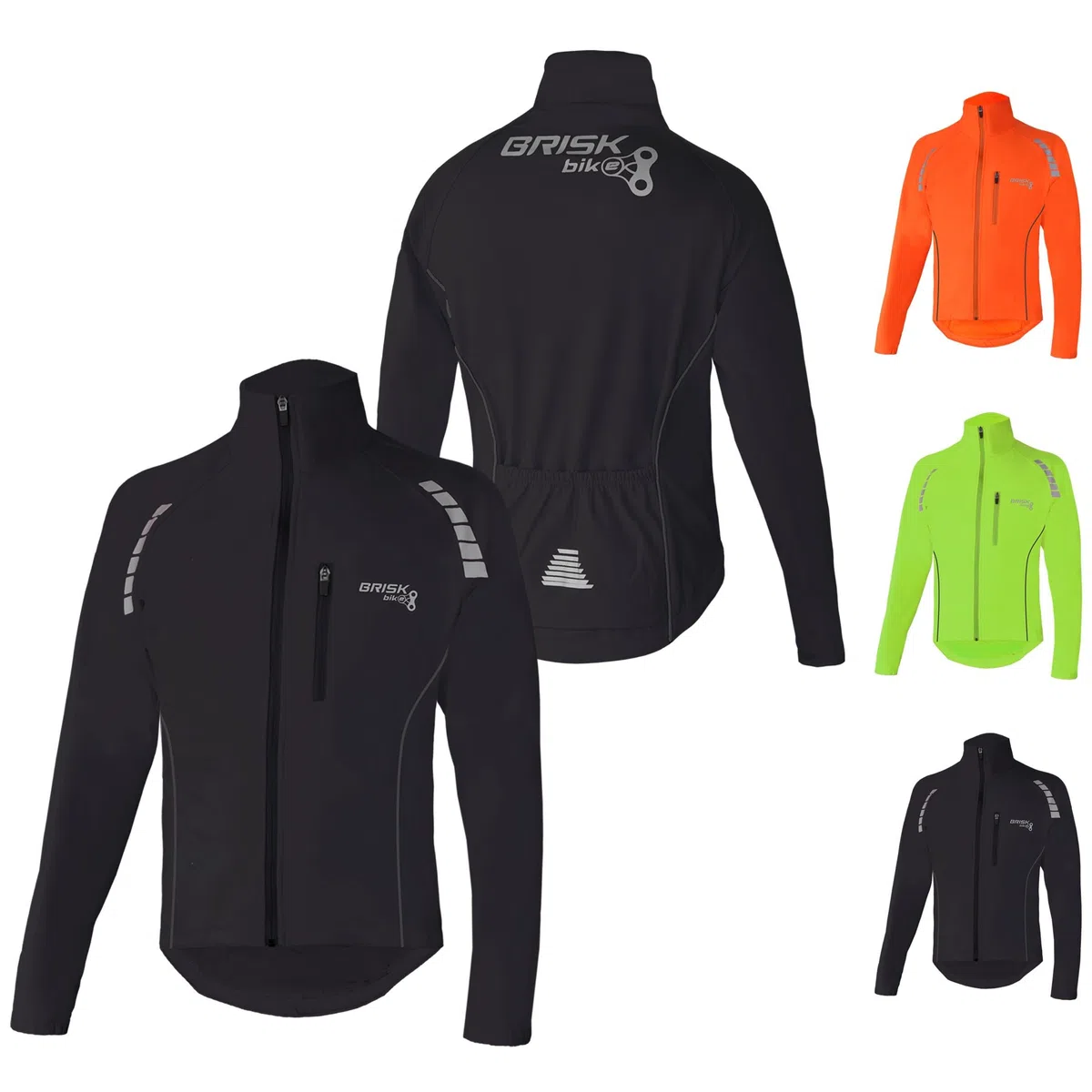 Brisk Bike Chaqueta de ciclismo Chaqueta de ciclismo ultraligera y transpirable para correr
