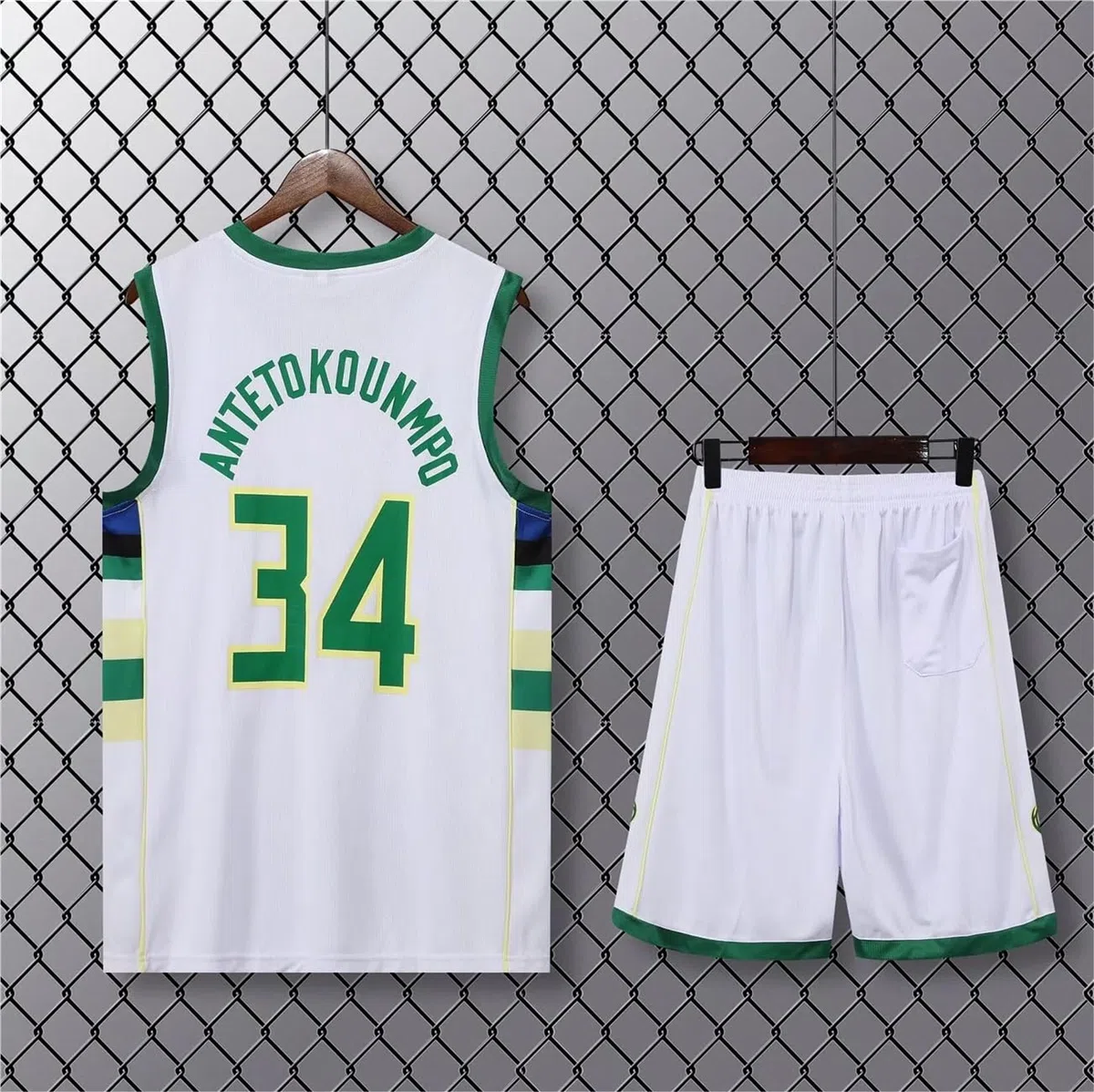 34# Juego de camiseta de baloncesto para niños, camiseta deportiva para niños, chaleco de baloncesto sin mangas, camiseta y pantalones cortos, juego de deporte, chándal de verano, regalos para