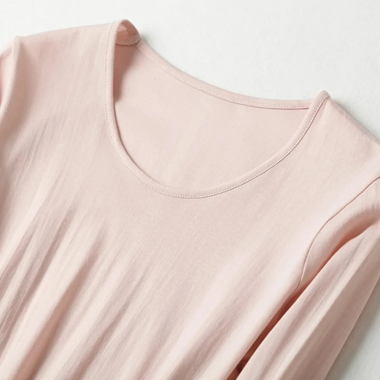 Conjuntos Térmicos Para Mujer Conjuntos de ropa interior térmica for mujer, 80 seda, 20 algodón, conjunto de lencería, ropa interior, ropa de invierno for mujer, pijama de capa Base cálido Conjunto De
