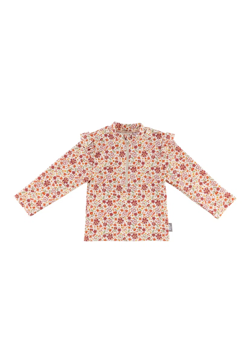 Sterntaler Badeshirt Langarm Blumen Juego de Camisa para Nadar para Bebés