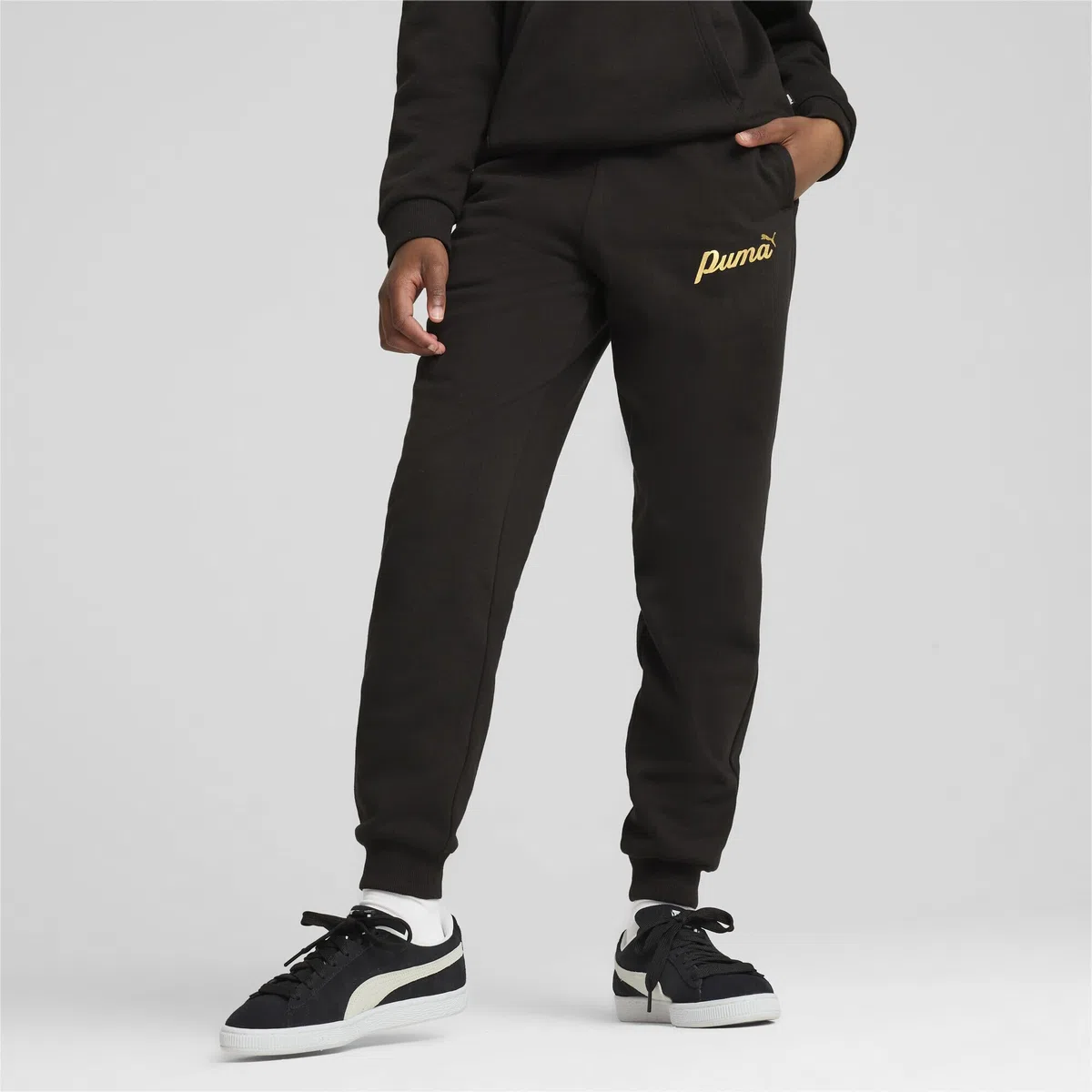 PUMA ESS Sweatpants FL Cl G - Pantalones de Punto Niñas