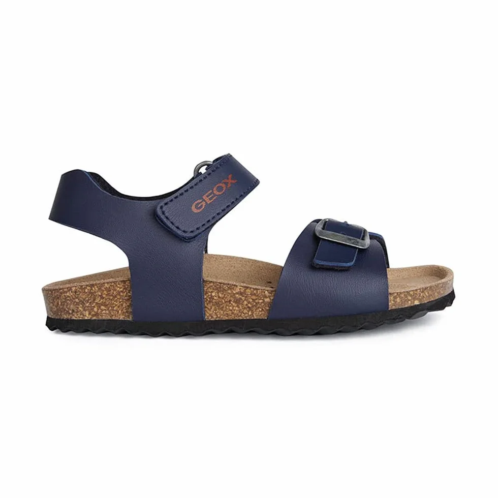 Geox Ghita Boy Sandalias Chicos Azul/Amarillo Sandalias Shoes
