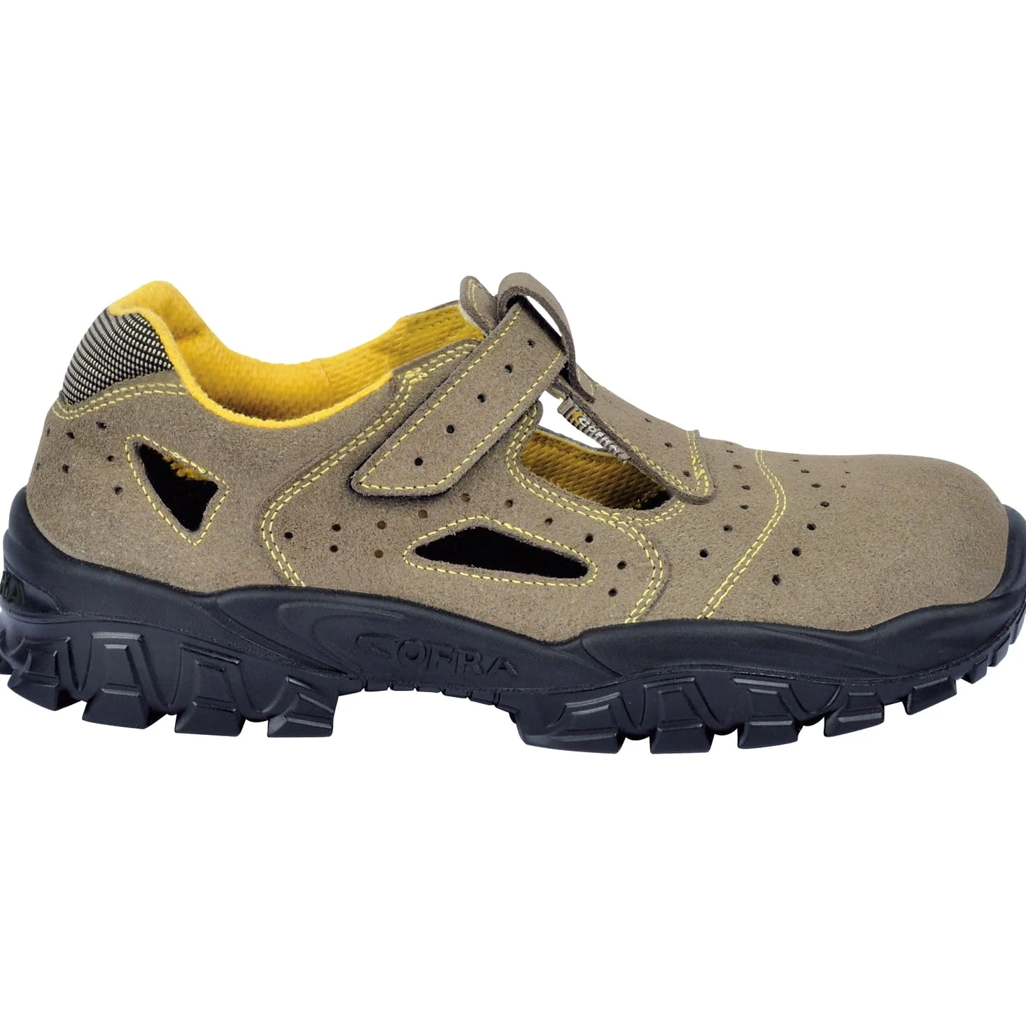 COFRA Sicherheitssandale New Brenta S1P Sandalias de Seguridad Unisex Adulto, Negro, 44 EU