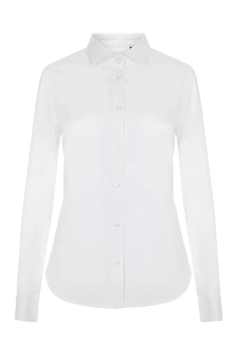 Velilla Camisa Manga Larga Stretch Mujer