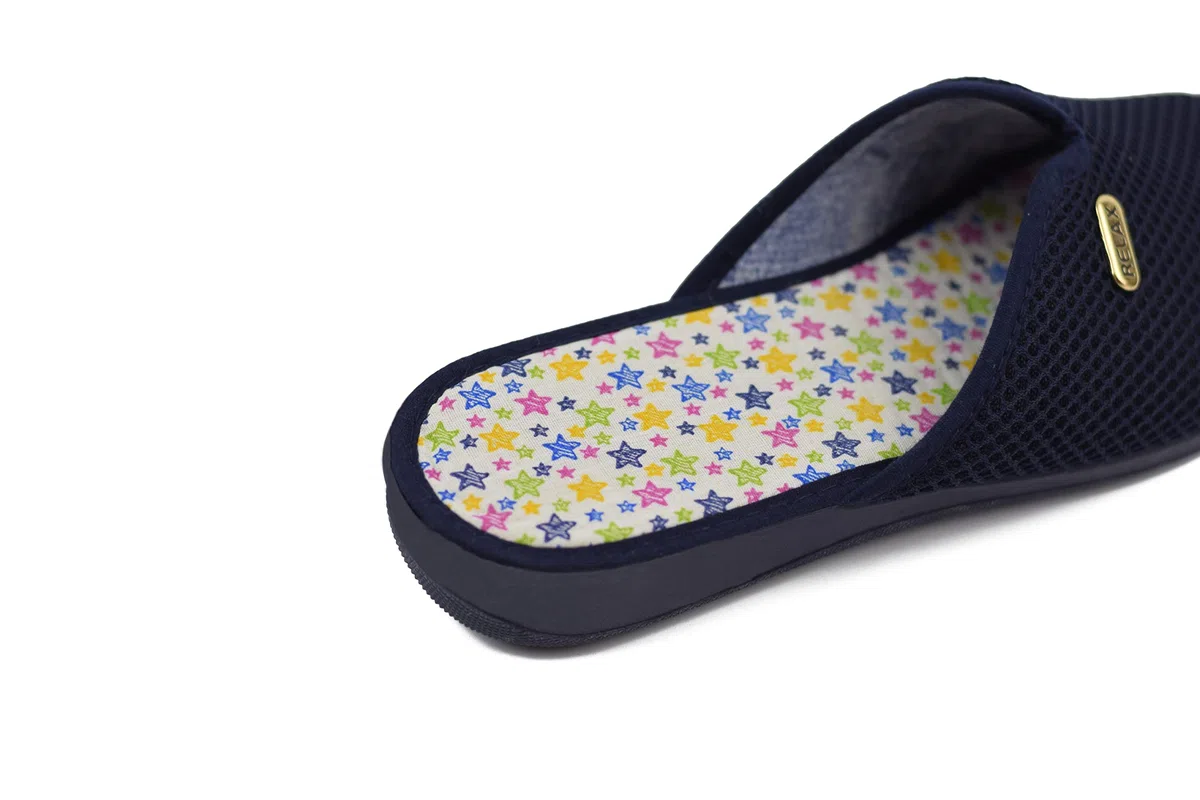 Zapatillas de Casa Mujer Verano Primavera, Zapatos Cómodos Rejilla Cuña Multicolor Punta Abierta y Cerrada Anatómica Fabricado en España Talla 35-41