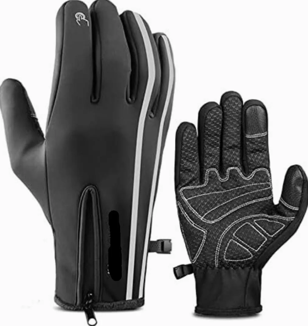 Guantes de motocicleta, guantes de motocicleta, guantes de ciclismo de invierno, piel sintética, forro polar térmico, pantalla táctil, guantes de motocicleta, guantes de ciclismo, guantes de