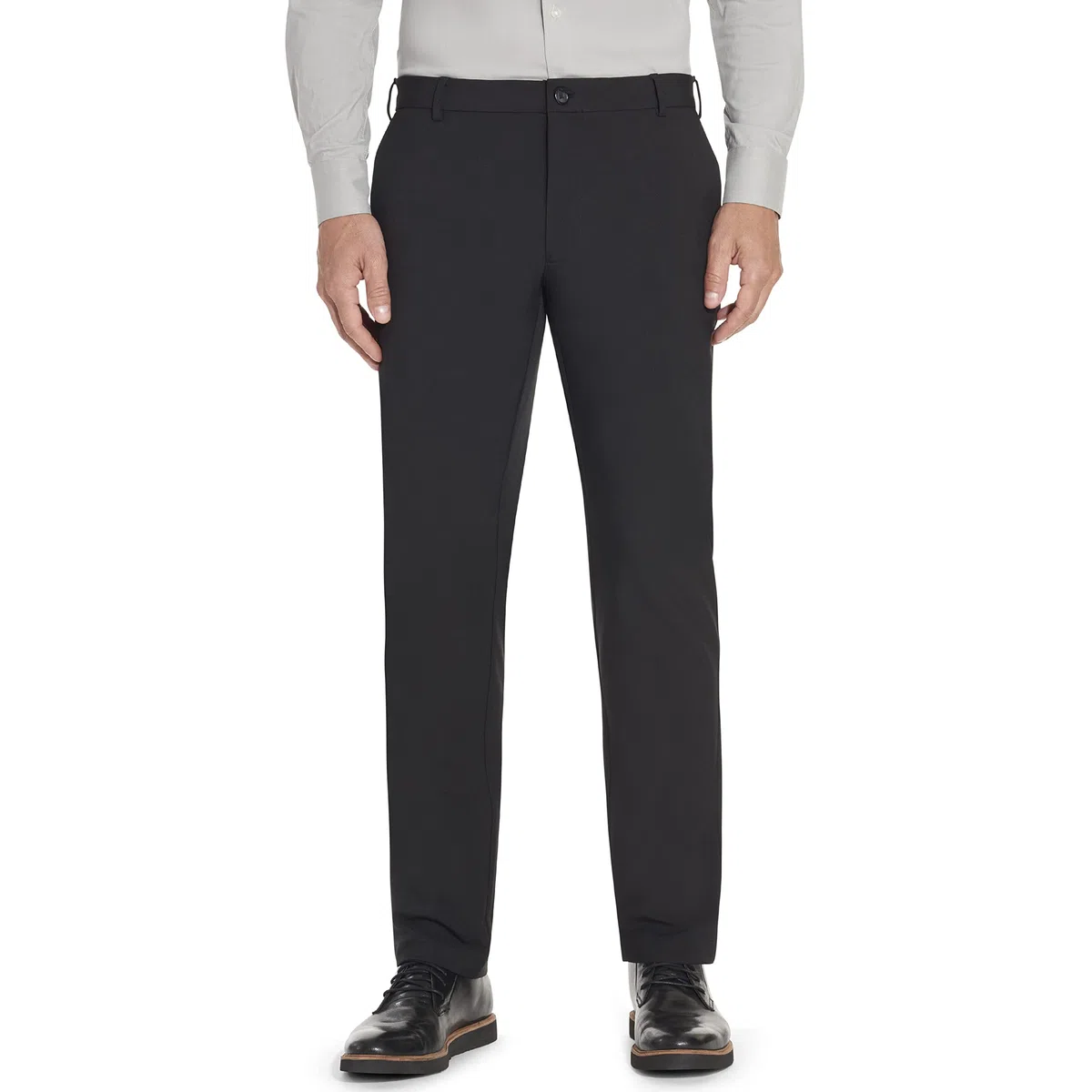 Van Heusen Flex Flat Front Straight Fit Pant - Pantalones Informales Hombre