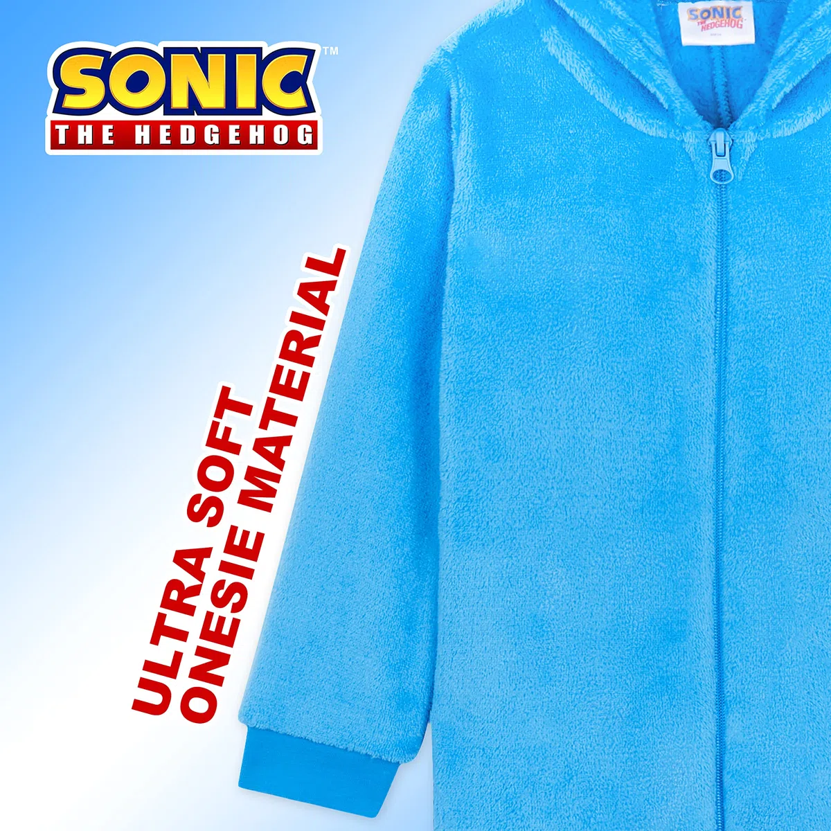 Sonic The Hedgehog Pijama Cuerpo Entero, Disfraz Sonic, Regalos para Niños 4-14 Años (7-8 Años, Azul)