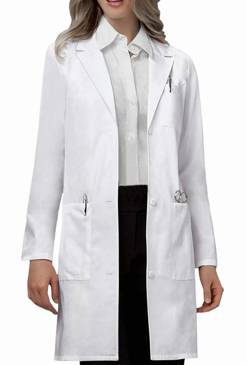 VOGRYE Professional Lab Coat chamarra de laboratorio para hombre Unisex adulto (Pack de 1)