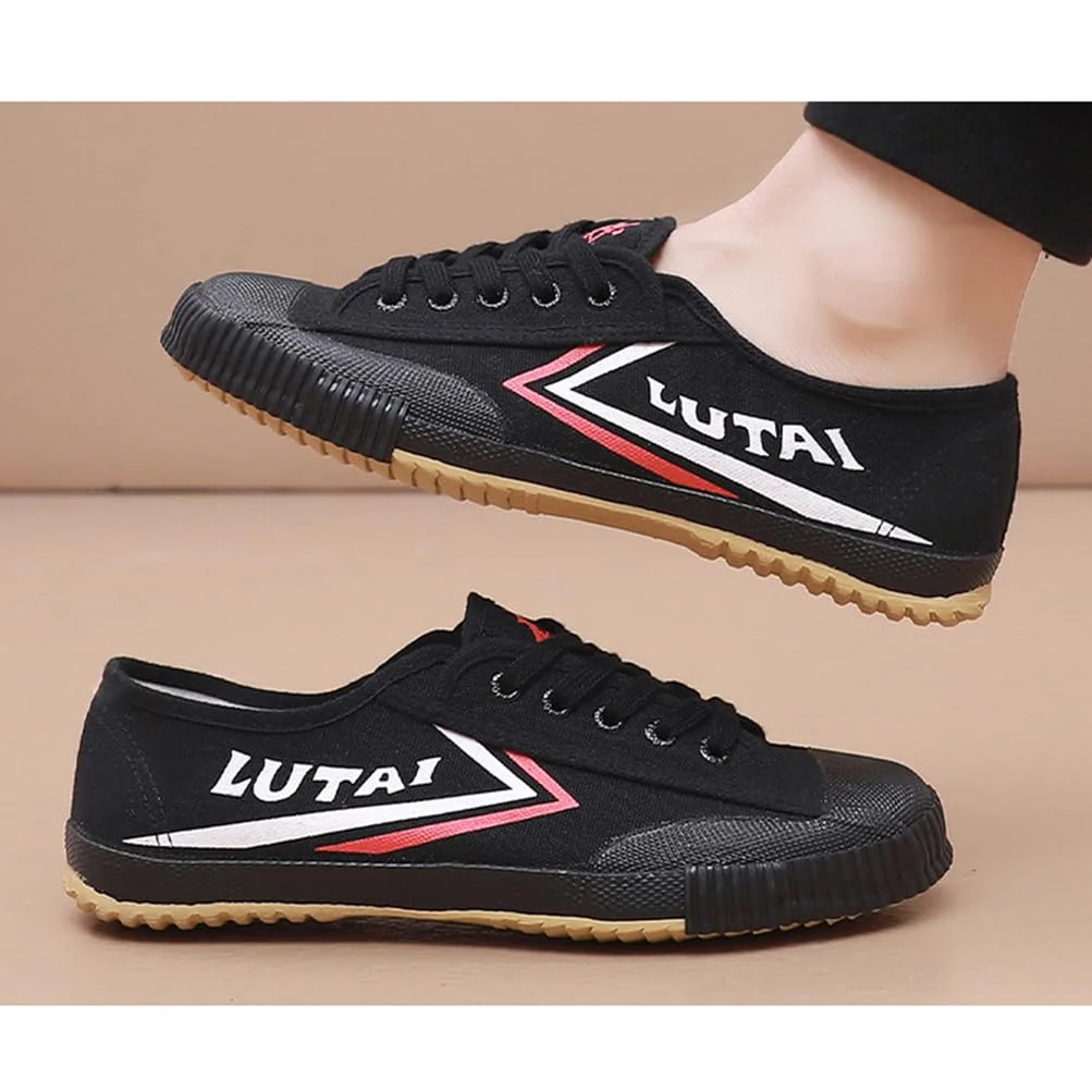 Zapatos De Artes Marciales Aldult Unisex Tai Chi Kung Fu Zapatillas De Deporte De Lona Qigong Zapatillas De Deporte De Lona Bajas