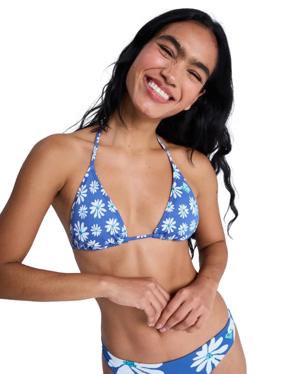 Roxy PT Essentials Tiki Tri Parte Superior de Bikini Mujer (Pack de 1)