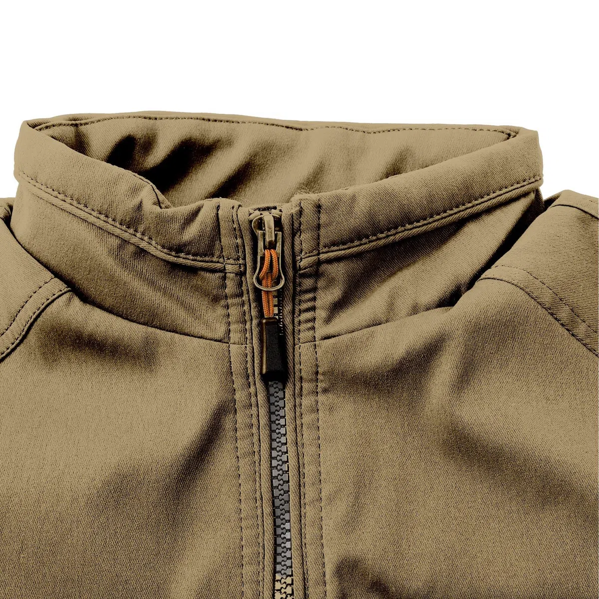 Chaqueta para hombre con múltiples bolsillos, chaqueta militar para hombre, táctica, casual, cuello alto, ropa de trabajo, chaqueta de manga larga, abrigos de ocio, chaquetas con cremallera completa