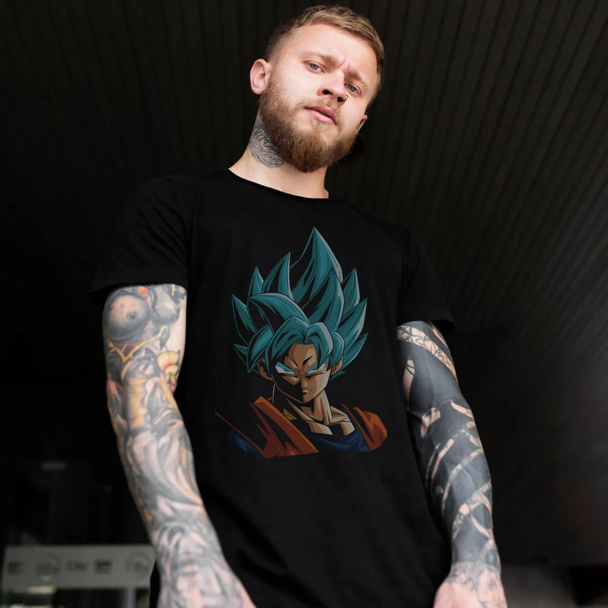 Dragon Ball Z Goku Super Black Short Sleeve T-Shirt T-Shirt Unisex Adulto (Pack de 1)