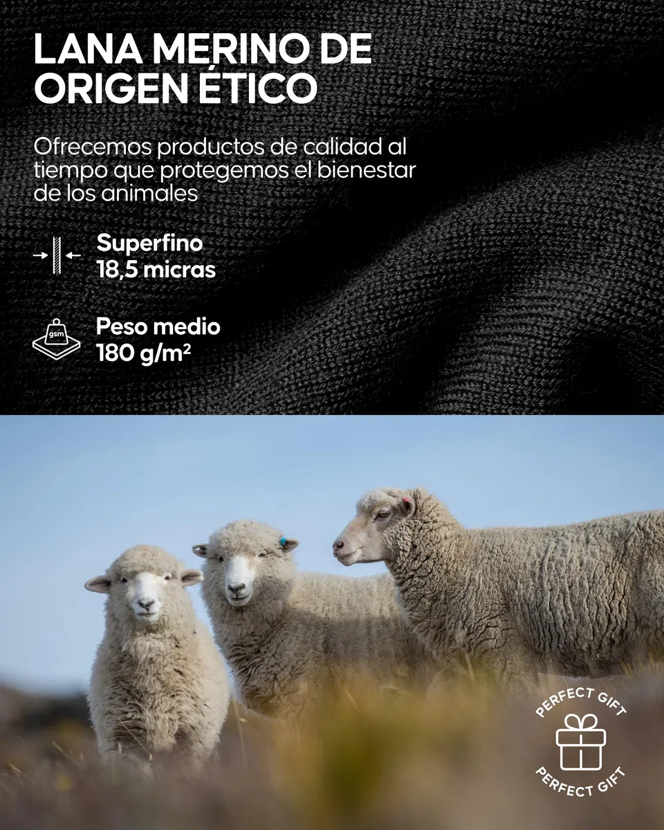 DANISH ENDURANCE Camiseta Media Cremallera Lana Merino para Mujer, Capa Base Térmica, Ropa Interior Invierno