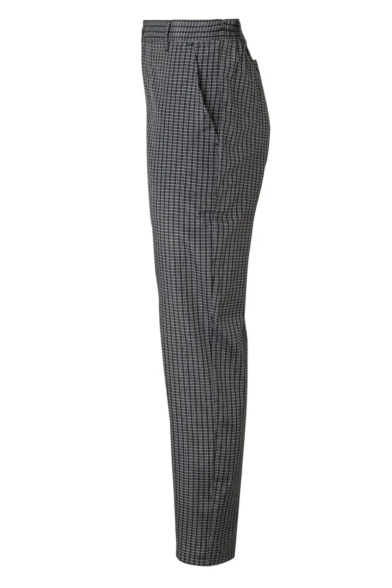 VELILLA Pantalón de Cocina A Cuadros Multibolsillos Pantalones de Cocinero Unisex Adulto
