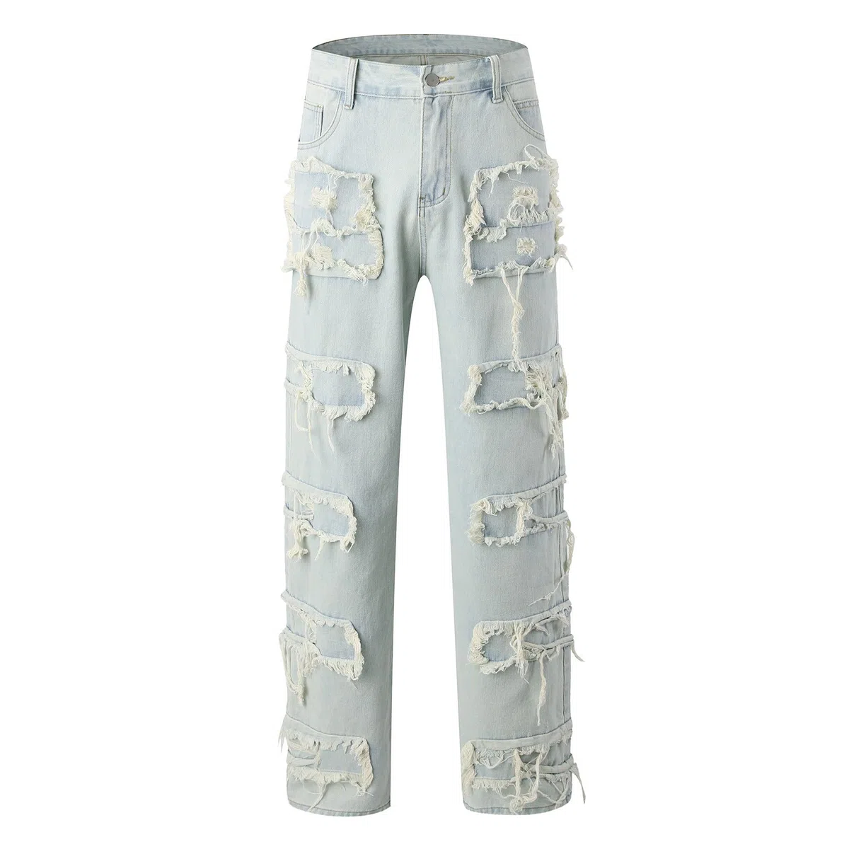 Genérico Pantalones De Mezclilla Elásticos para Hombre Pantalones De Cocina para Hombre con Cierre Cremallera Cintura Media Ajustados Vaqueros Corte Regular Cintura Semielástica Vaqueros