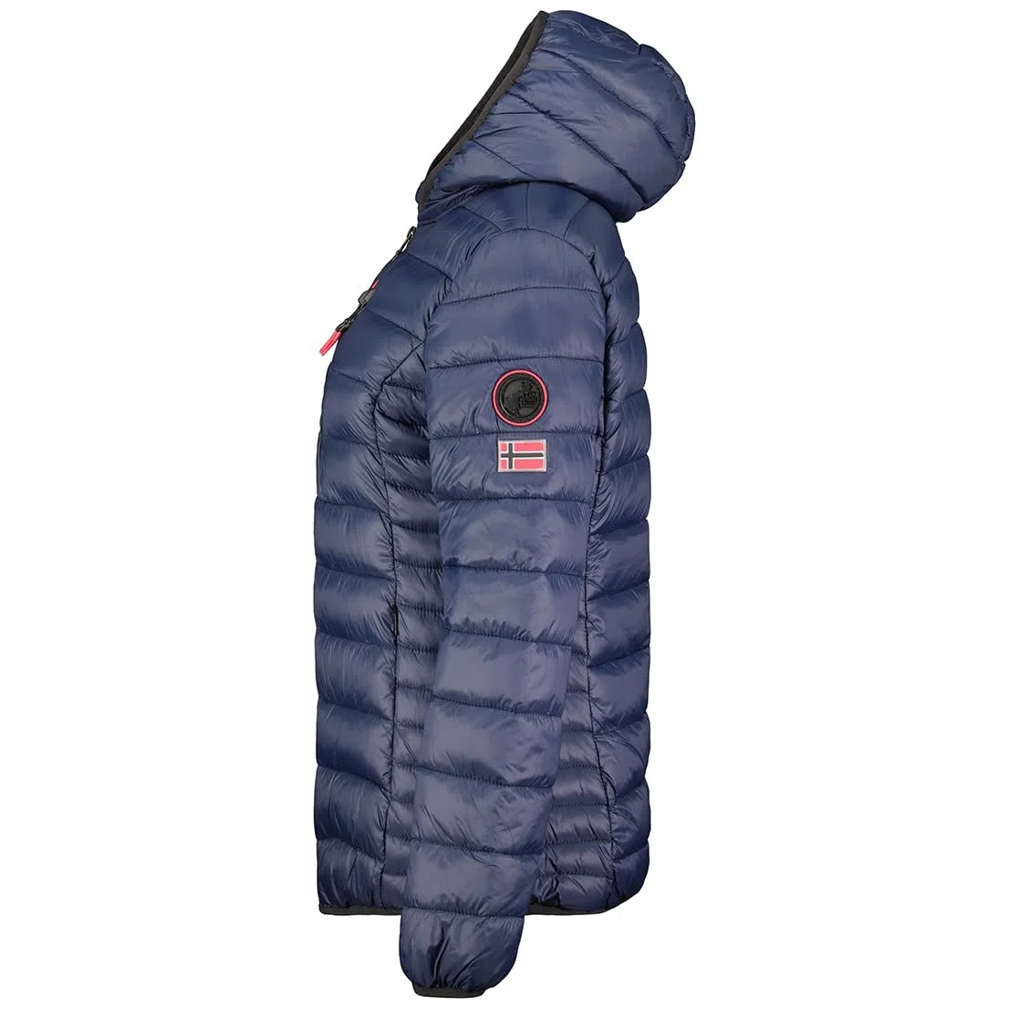 Geographical Norway Alaric Lady - Chaqueta Mujer Cálida Esqui - Abrigo Para Mujeres Con Capucha Sintética - Parka Elegante A Prueba De Viento - Otono Invierno Primavera