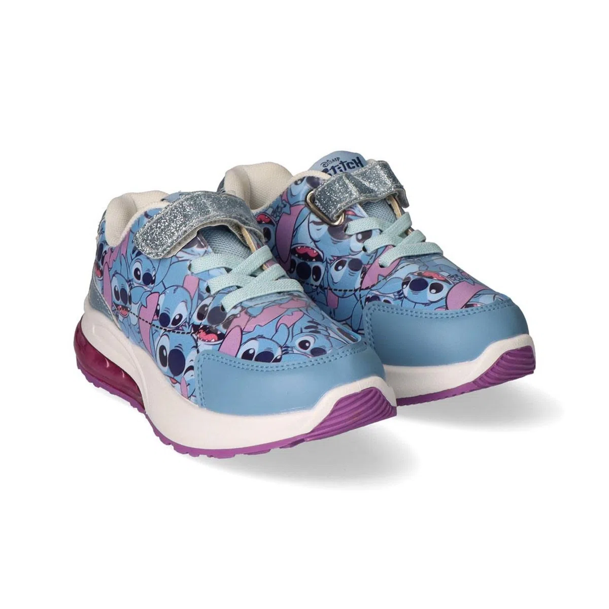Deportiva Suela PVC Luces Stitch para niños y niñas Calzado Infantil Oficial, cómodo, Resistente - Deportivas Luces Stitch Uso Diario, Actividades Escolares y Tiempo Libre
