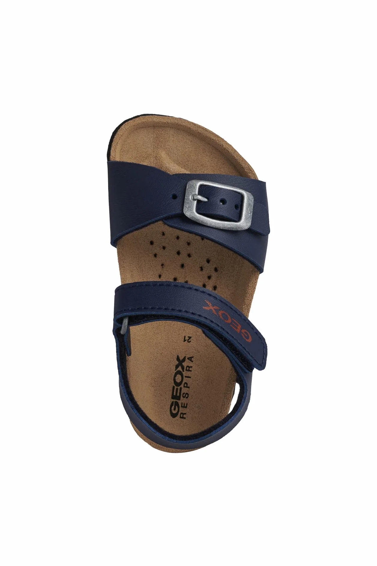 Geox B Sandal Chalki Boy, Sandalia Bebé-Niños, Multicolor Navy Dk Red, 22 EU