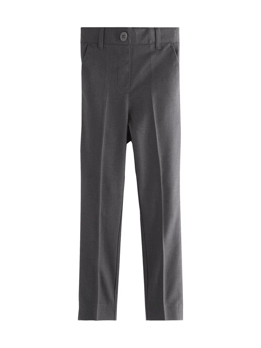 NEXT Niñas Pantalones Escolares sin Cierres con Parte Delantera Lisa