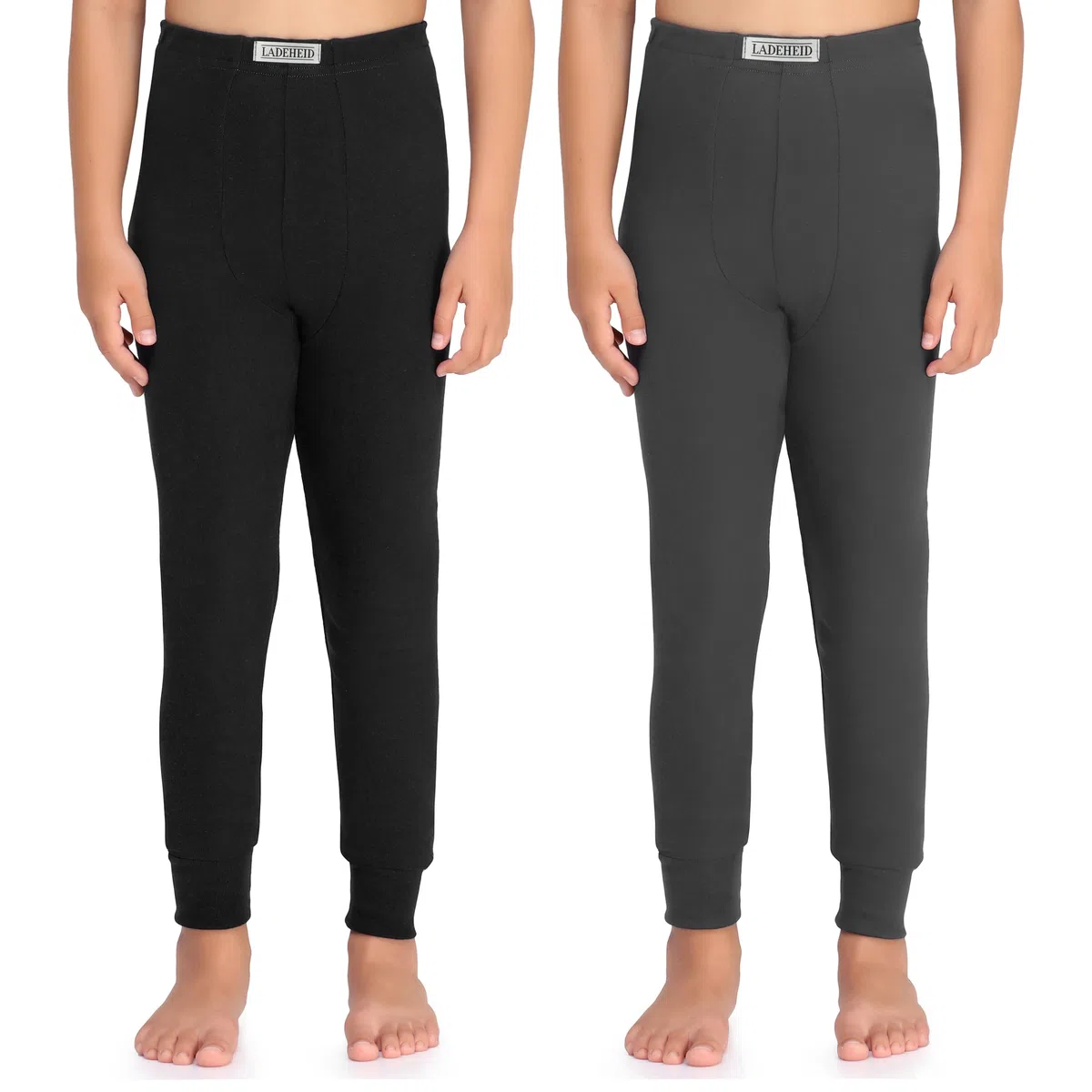 Ladeheid Calzoncillos Niño Largos Algodón - Ropa Termica Interior para Invierno - Pantalones Térmicos Niños Cálidos y Transpirables, Ideal para Frío y Uso Diario LA40-248