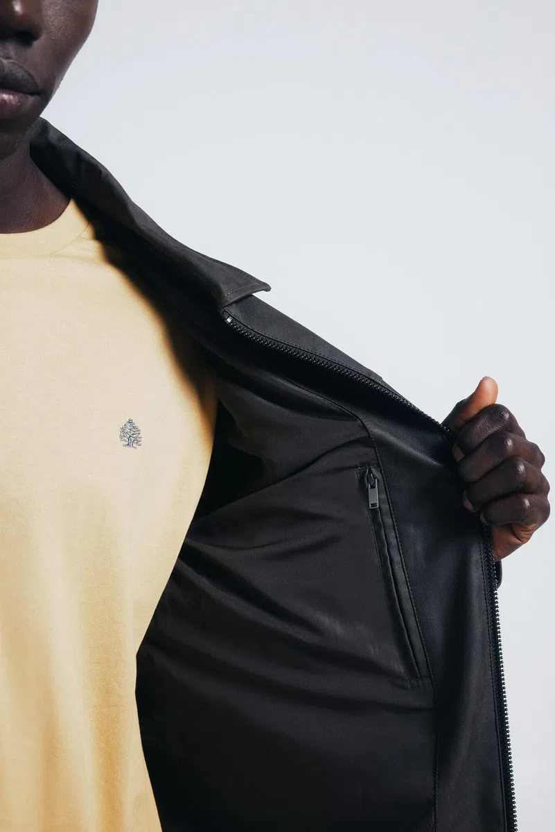 SPRINGFIELD Pu Smart Aviator Harrington With Shirt Collar With Zipper Closure, Adjustable Cuffs Chaqueta De Aviador Hombre
