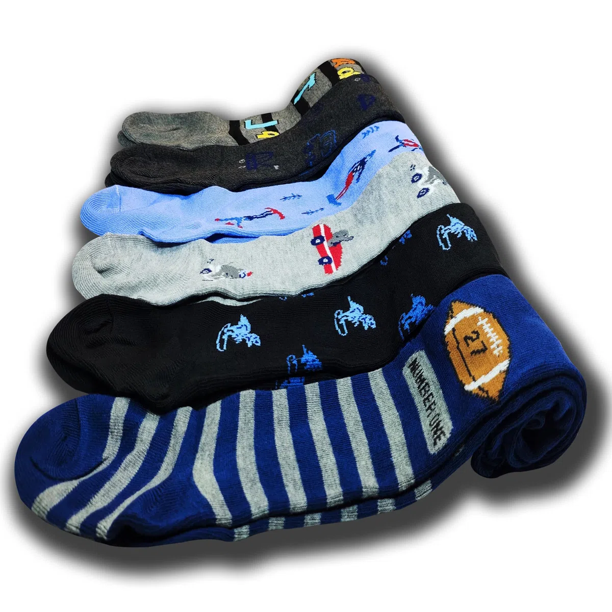 MRCC Pack de 6 leotardos de punto para niños, de algodón fino 12777 Pack de 6 unidades modelo 1. 104/116 cm