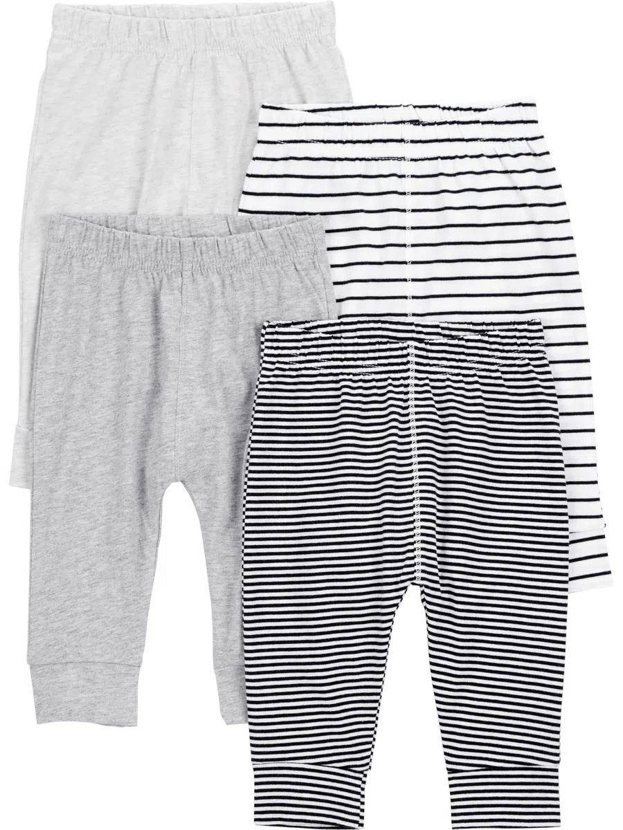 Simple Joys by Carter's 4-Pack Textured Pants - Pantalones Bebé-Niños