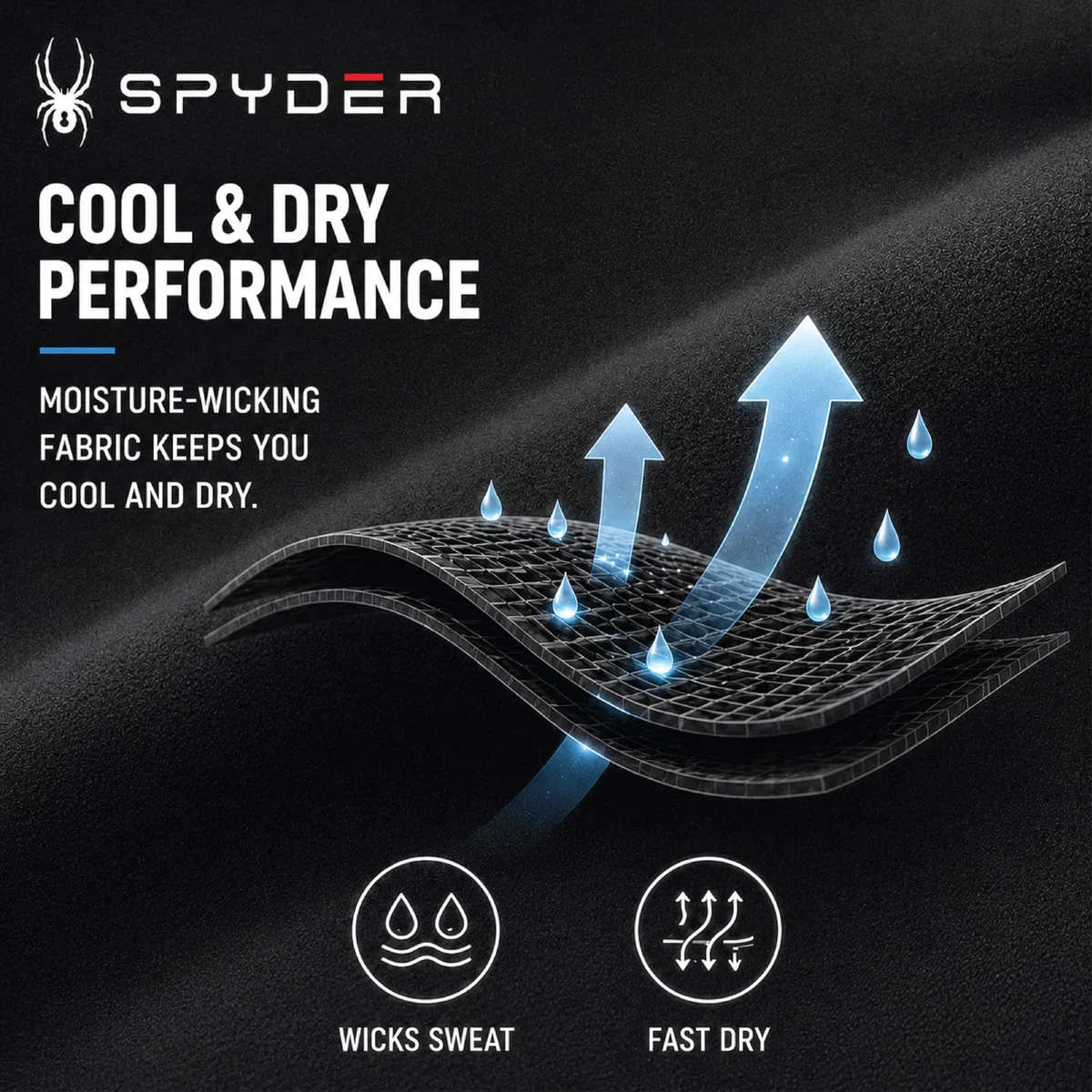 Spyder M Spydr SS tee Shirt Camiseta Hombre (Pack de 1) | Sudadera suave para la calle, comodidad casual diaria para fines de semana, descanso y uso diario
