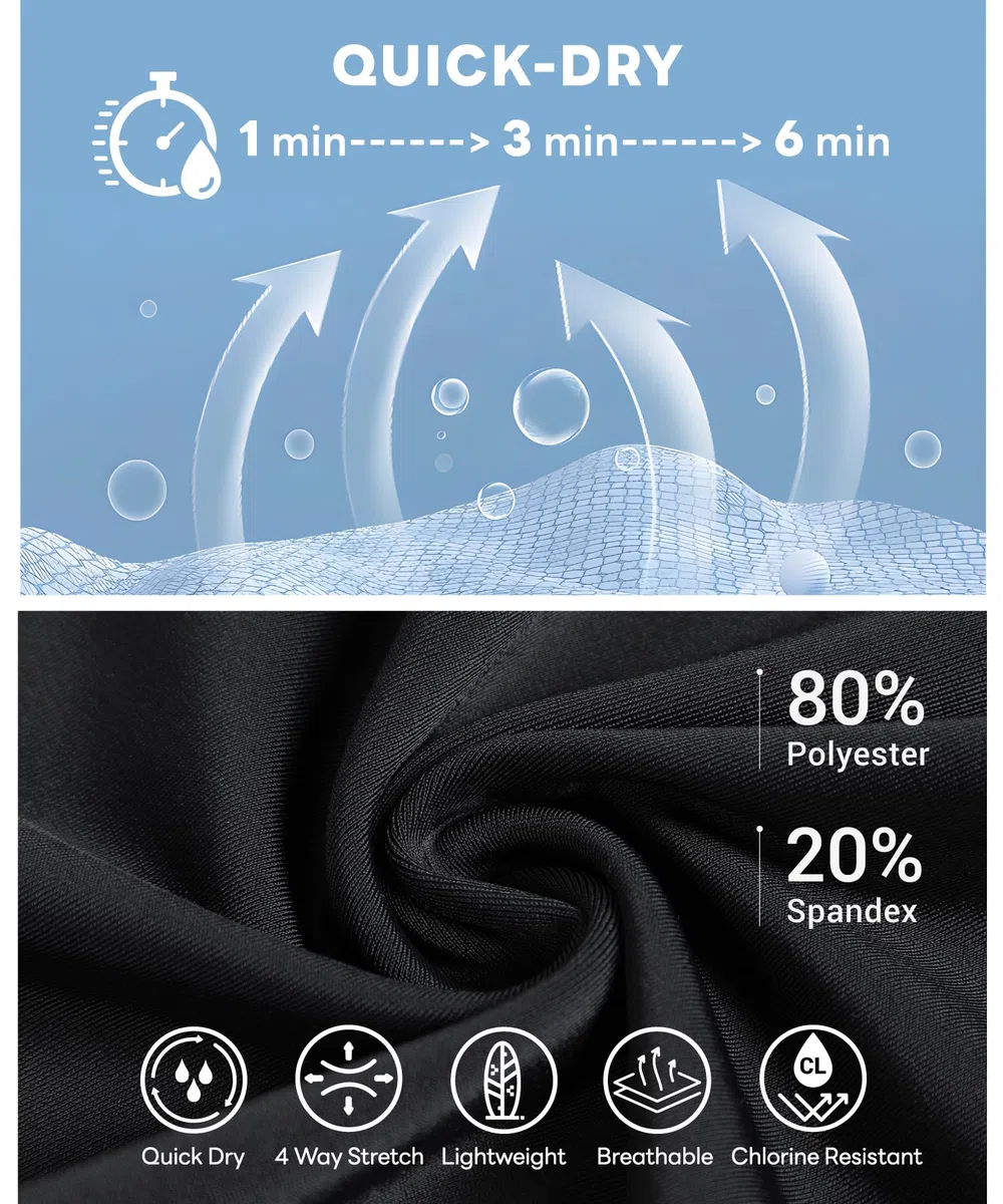 HUGE SPORTS Bañadores para Hombre, Jammers Bañador Natacion Secado Rápido