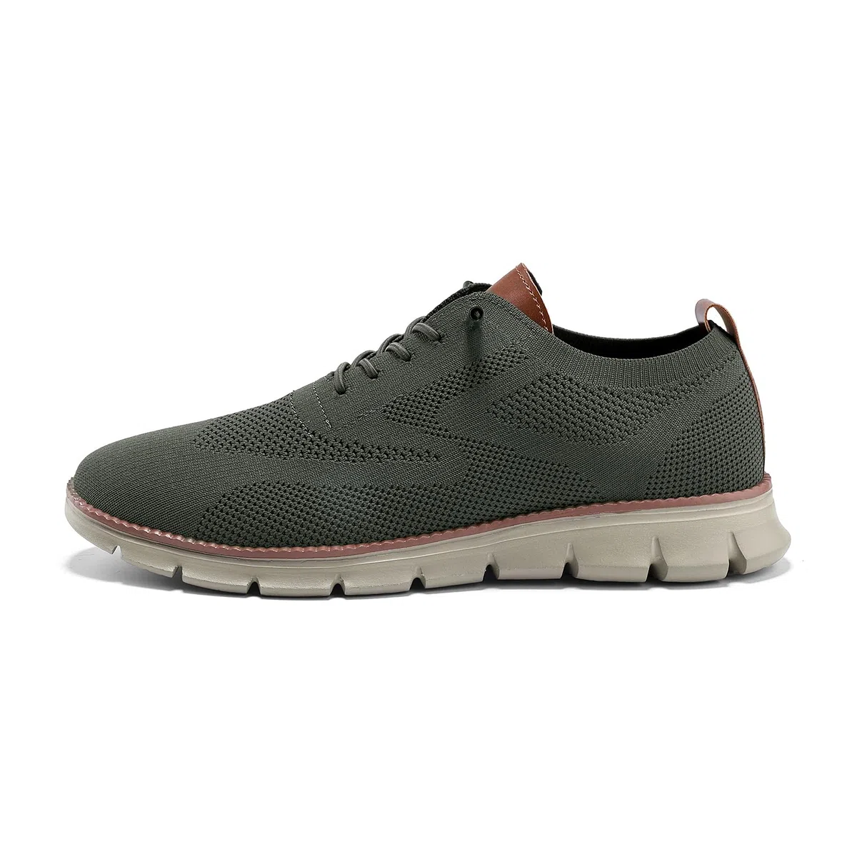 Wearbreeze - Tenis Oxford casuales de negocios para hombre, zapatos de vestir ligeros con cordones para el trabajo, viajes y viajes diarios