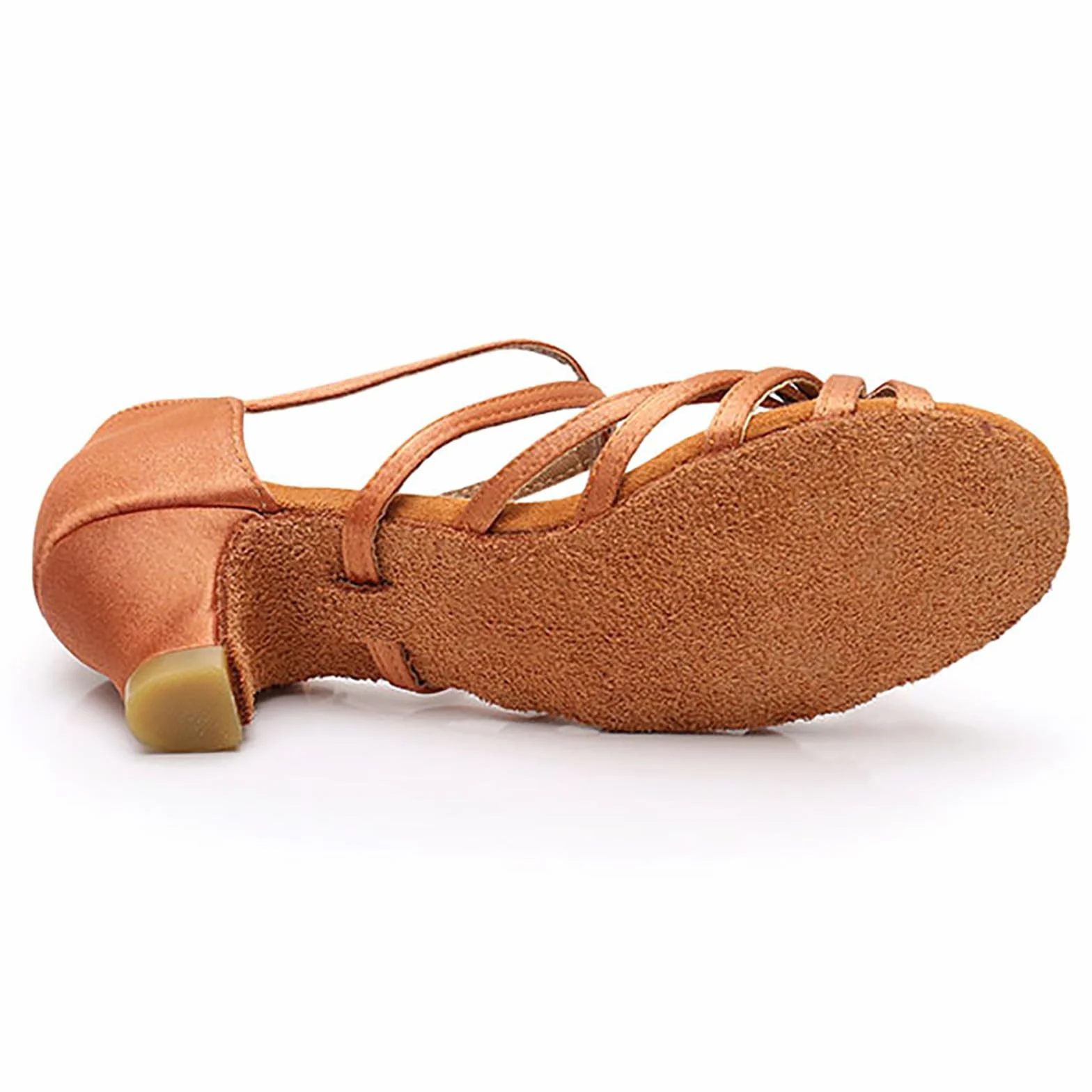 Genérico Sandalias Niña Verano Tacon Bajo Zapatos de Baile Latino Niña Tacón 3 cm Estándar Salsa Bailarina y Bachata Principiantes Bailarina Práctica
