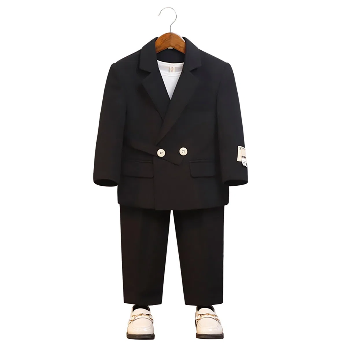 Generisch Traje de bautizo niño bebé 68 niños trajes de negocios abrigo 3 piezas traje de esmoquin para niños traje formal para niños con pantalones camiseta interior para niños