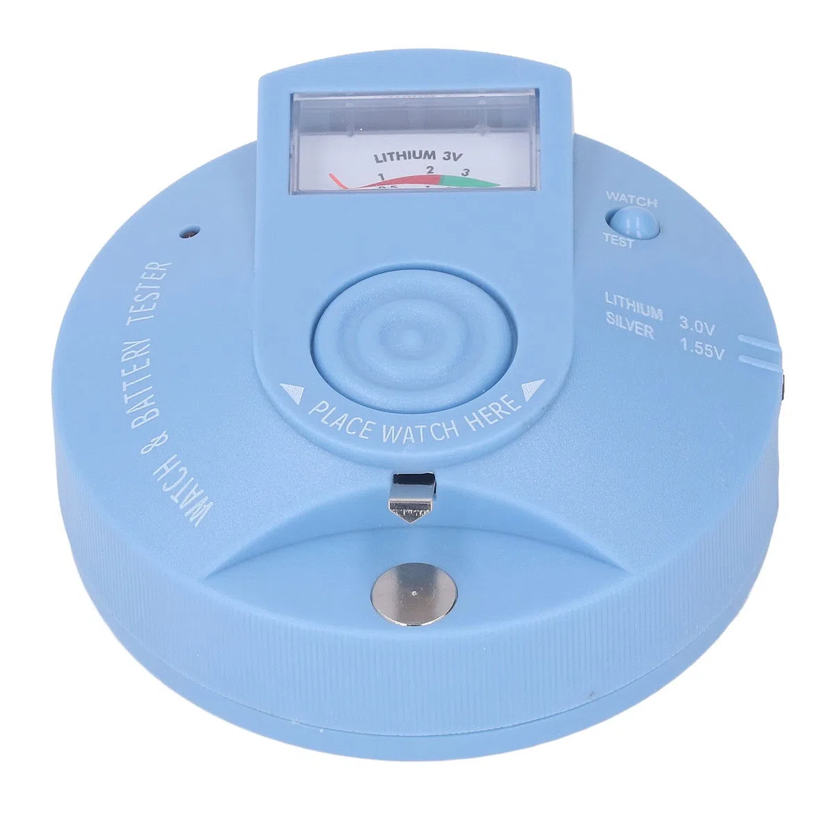 Analizador del probador de pilas de reloj para movimiento de reloj mecánico, carcasa de ABS