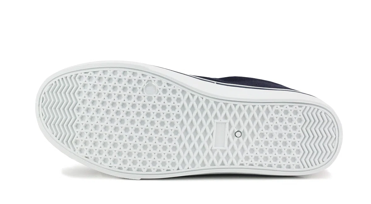DEK Alpargatas planas de lona para hombre, para barco, yate, alpargatas casuales (azul marino, número 9)