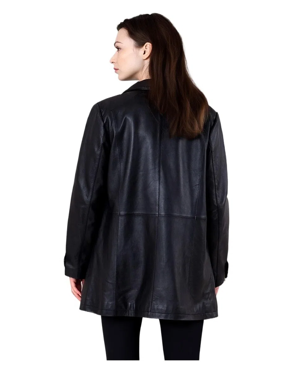 Chaqueta Cuero Mujer Women's Faux Leather Biker Jacket Lapel Coat Autumn Para salir