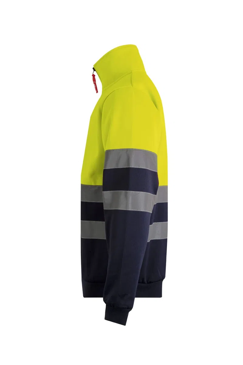 Velilla 305701 Sudadera de Alta Visibilidad Bicolor con Cremallera