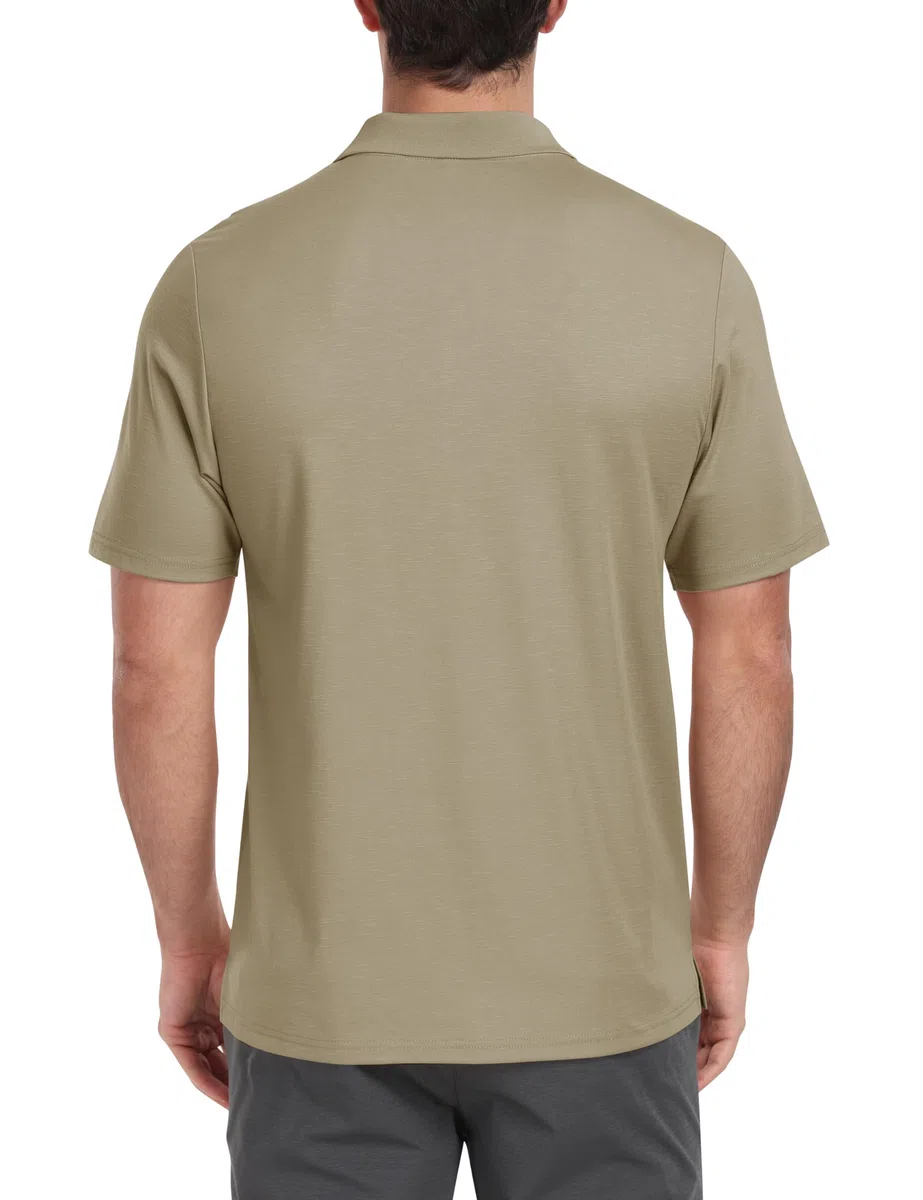 MoFiz Polo con Cremallera Hombre Camiseta Manga Corta Verano Polo Trabajo Deportivo Transpirable Golf Tops