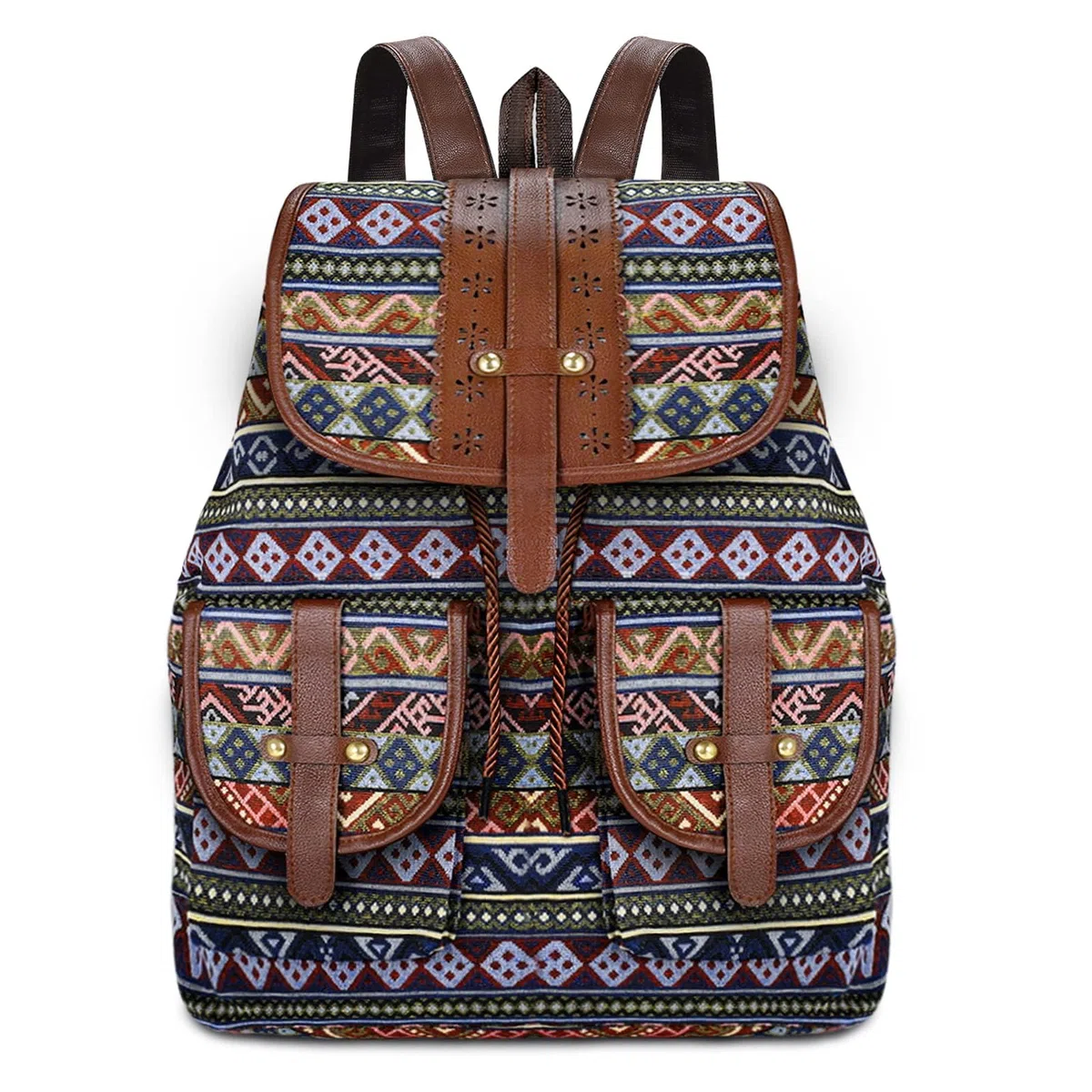 Mochila Vintage Mochila de Viaje Mujer Mochila Portatil Mochila de Hombro Casual Unisex Vintage de College Multifunción Gran Capacidad Piel Mochilas Estudiante Casual Viaje Moda Regalo para Mujer