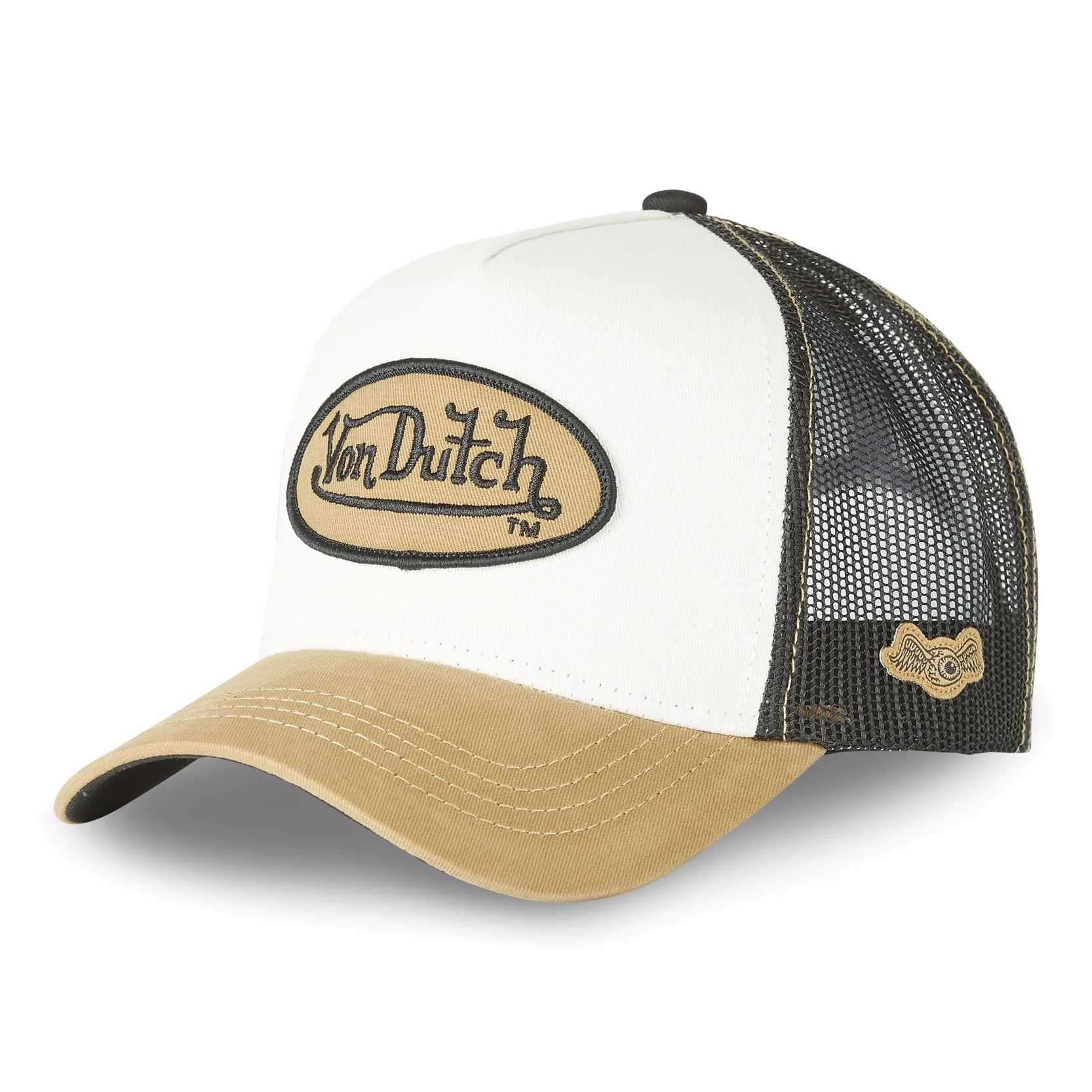 Von Dutch Gorra Classic Tricolour TruckerDutch Mujer/Hombre - de Baseball Malla Beisbol Snapback, con Visera, Visera Verano/Invierno Primavera Verano Otoño Invierno