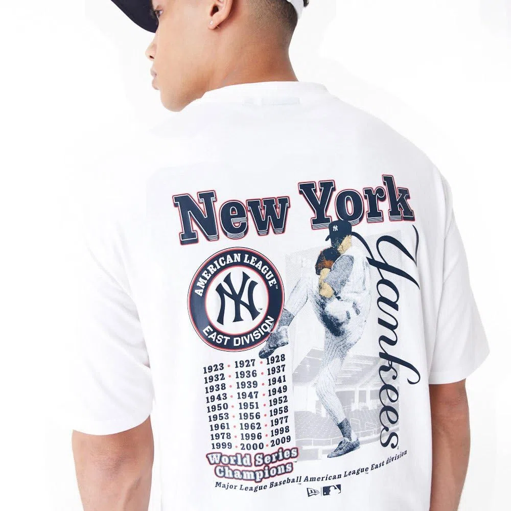 New Era MLB Player Grphc Os tee Neyyan 60435538 Blusas Hombre (Pack de 1)