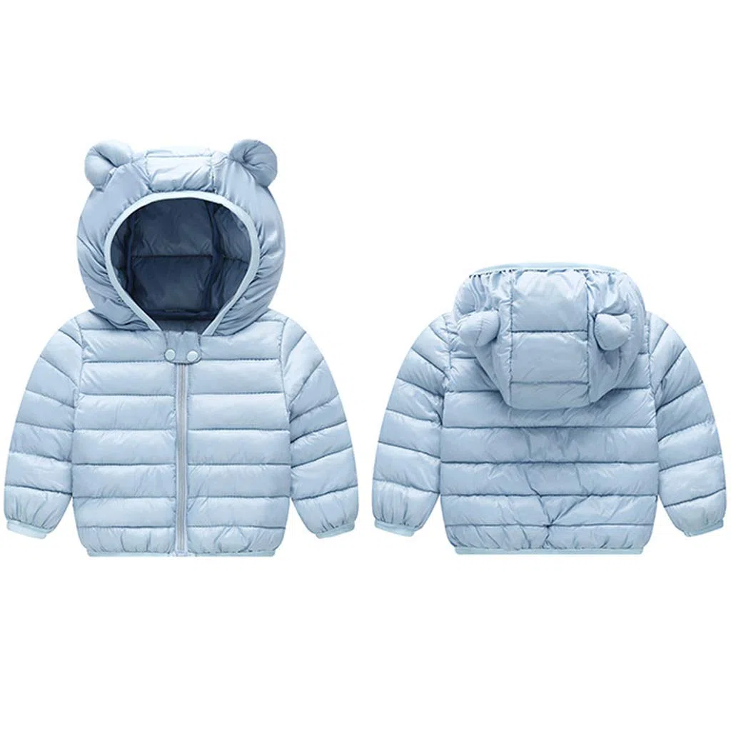 JiAmy Bebé Chaqueta Invierno Abrigo con Capucha Ligero Trajes Ropa de Calle Acolchado 6 meses - 5 Años