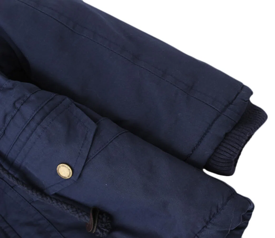 Niños Niñas Parka Invierno Forro Polar Chaqueta con Capucha Cálida Abrigos Casual Chaqueta con Cremallera 3-10 Años