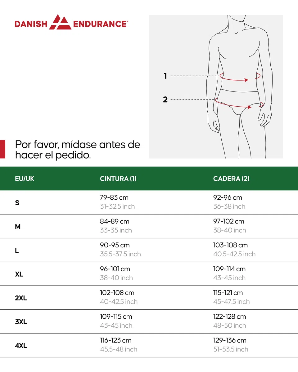 DANISH ENDURANCE Calzoncillos Hombre Boxer Algodon Premium, Pack de 6 - Ropa Hombre, Ropa Interior