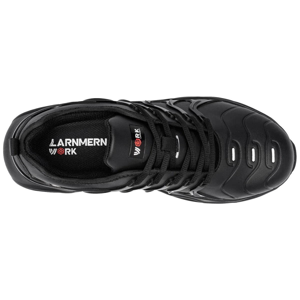 LARNMERN Steel Toe Cap Trainers Mens Safety Trainers Waterproof Cushioning Safety Shoes Anti-Smashing Lightweight Comfortable Fashion Work Shoes