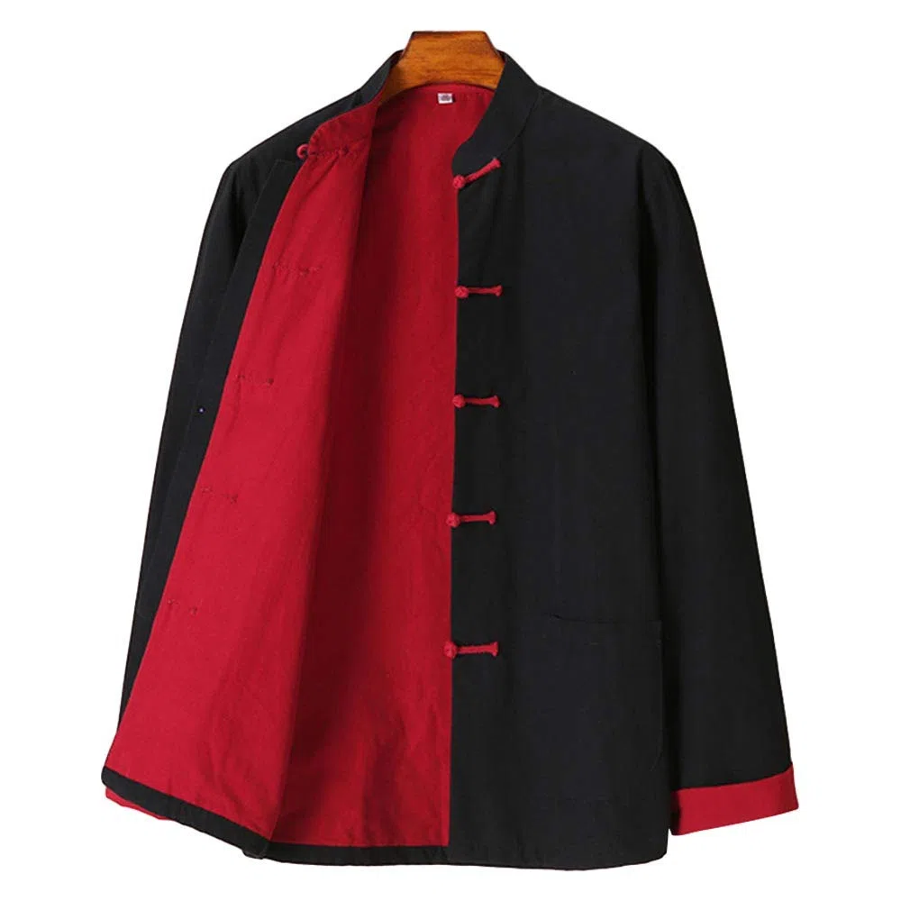 G-like Artes Marciales Chinas Hombre Chaqueta – Tradicional Uniforme Ropa superior para deportes de lucha, Kung Fu Tai Chi Wushu Hombres Mujeres Tang Estilo Primavera Otoño Ropa – Algodón
