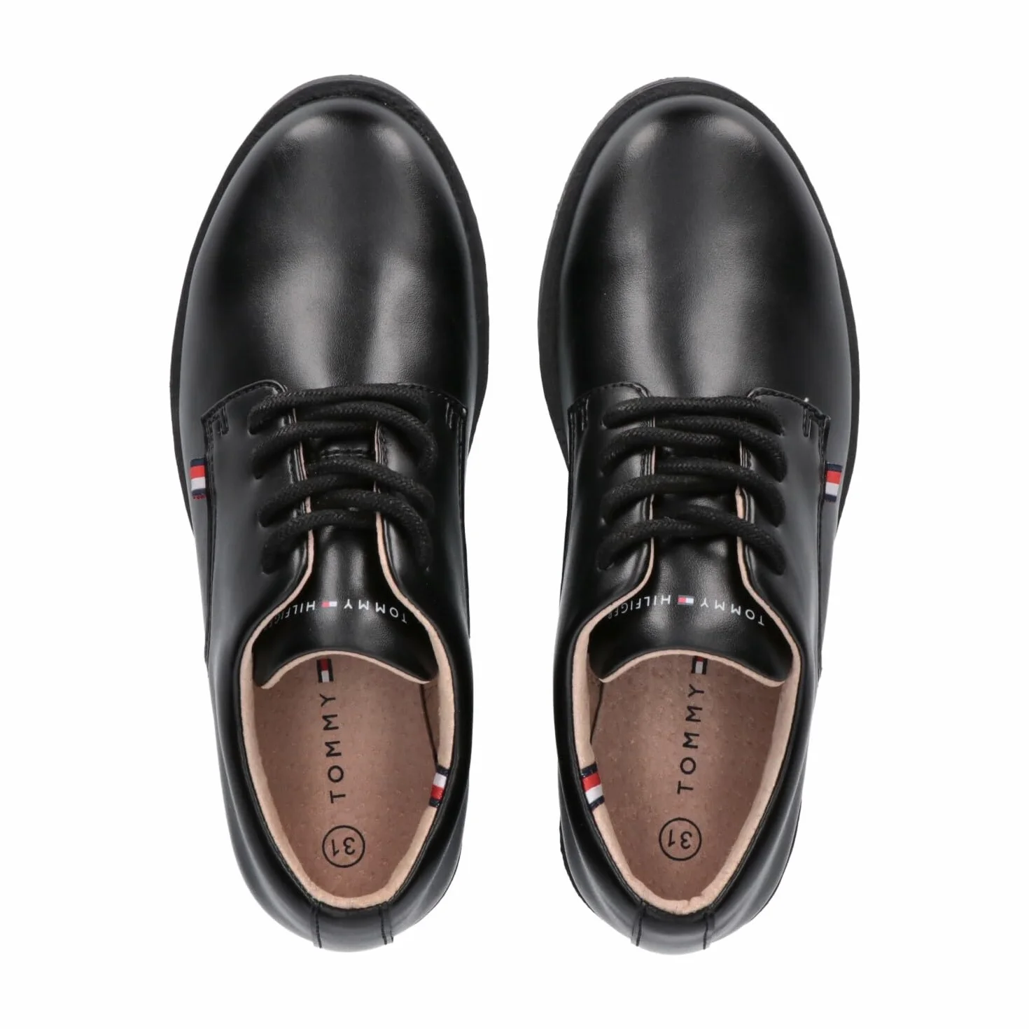 Tommy Hilfiger, Zapatos Suaves de Cordones, Samir, Negro, 30