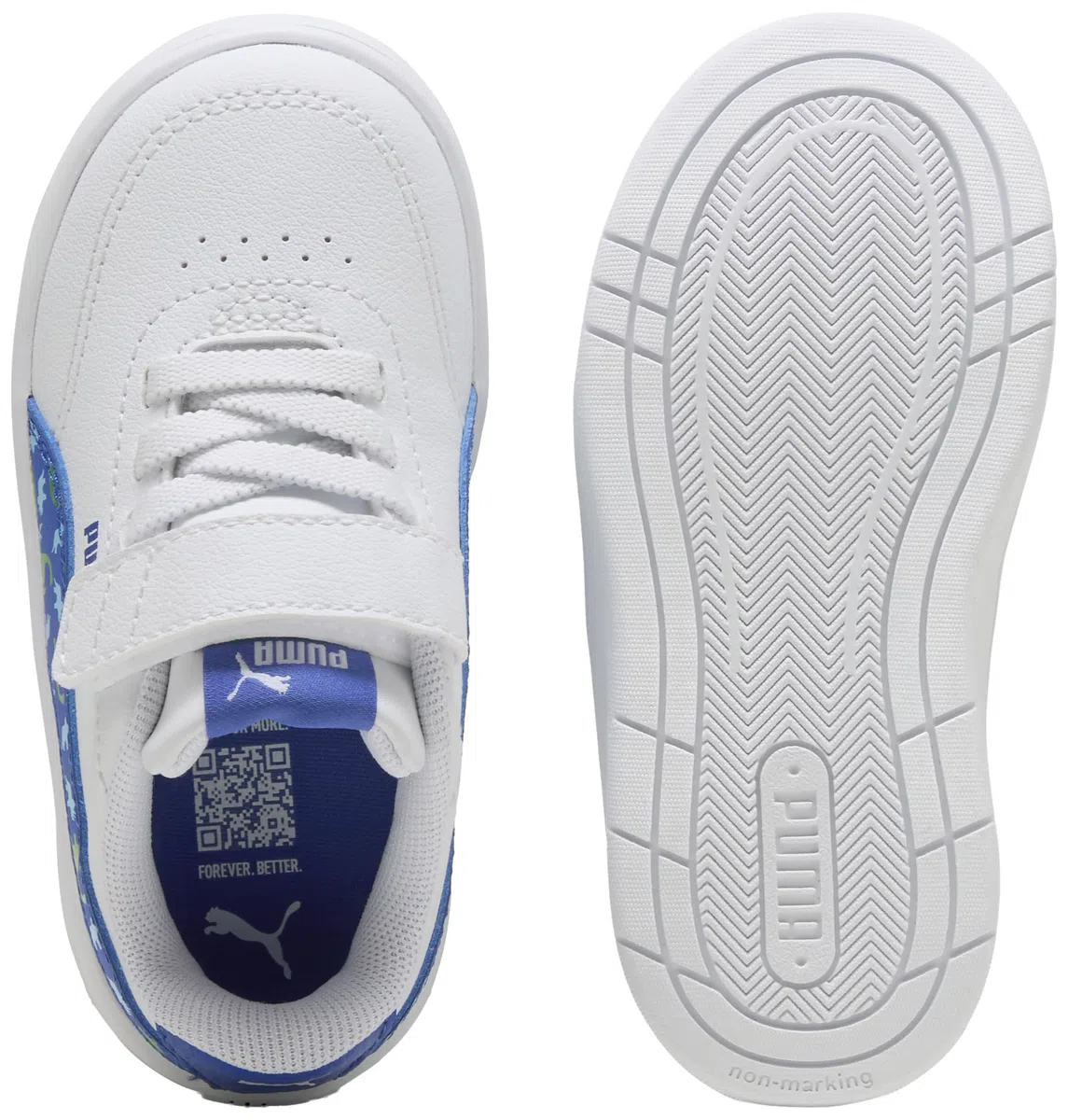 PUMA Court Classic Clean Dino AC+ Inf, Zapatillas Unisex bebé